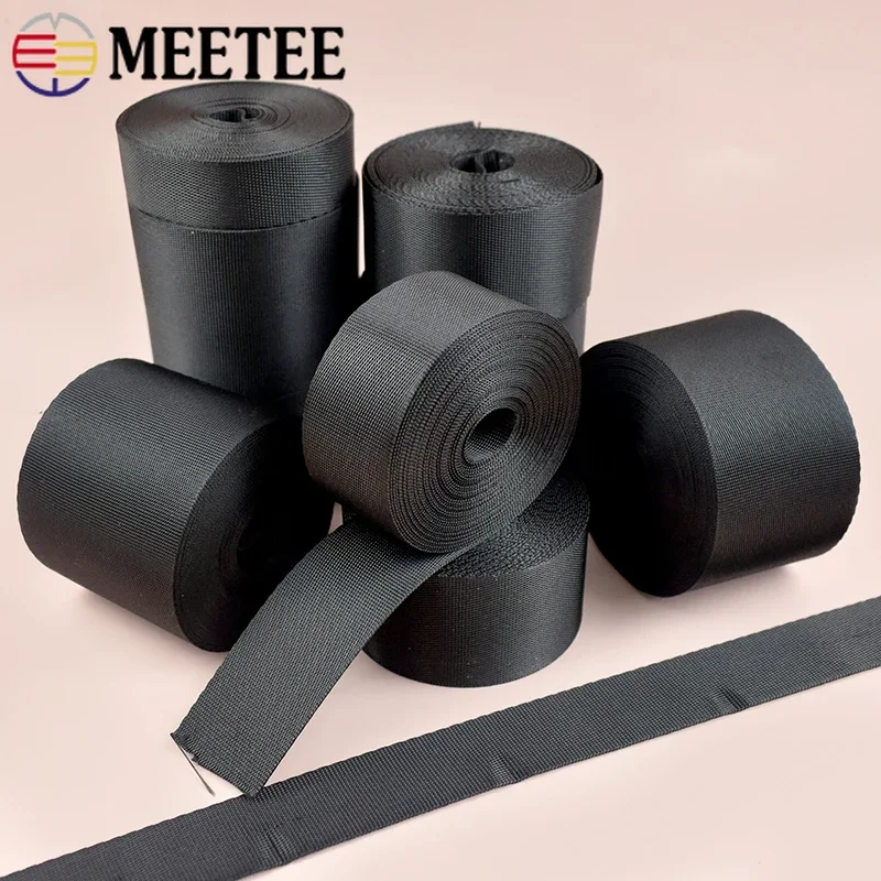 10M 10-100mm Black Nylon Webbing Straps Ribbon Band Belt Sling Shoulder Bag Strap Dog Collar Bias Binding DIY Sewing Accessories
10M 10-100mm Black Nylon Webbing Straps Ribbon Band Belt Sling Shoulder Bag Strap Dog Collar Bias Binding DIY Sewing Accessories