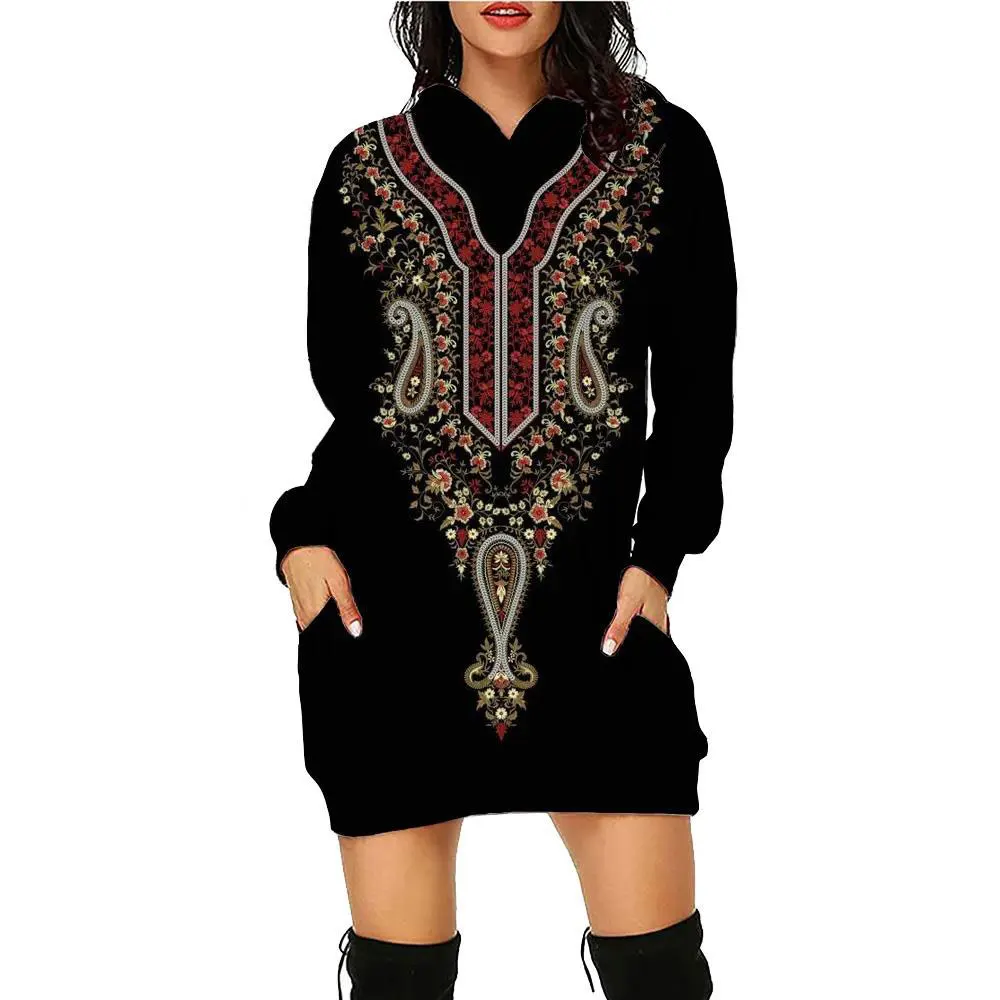 New Women's 3D Printed Art Trendy Sportswear Dress Retro Hoodie Dress Autumn/Winter Loose Hoodie Casual Dress
New Women's 3D Printed Art Trendy Sportswear Dress Retro Hoodie Dress Autumn/Winter Loose Hoodie Casual Dress