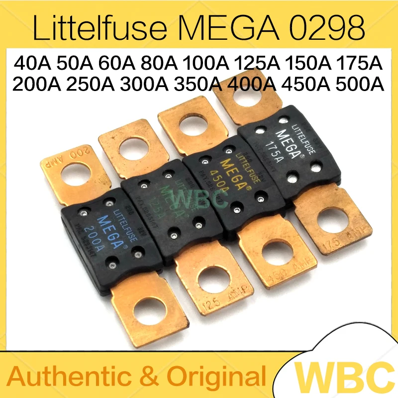 1 Pcs 0298 Littelfuse MEGA Auto Fuse 40A 50A 60A 80A 100A 125A 175A 150A 200A 250A 300A 400A Fuse Boat Motorcycle Blade Fuses 
1 Pcs 0298 Littelfuse MEGA Auto Fuse 40A 50A 60A 80A 100A 125A 175A 150A 200A 250A 300A 400A Fuse Boat Motorcycle Blade Fuses