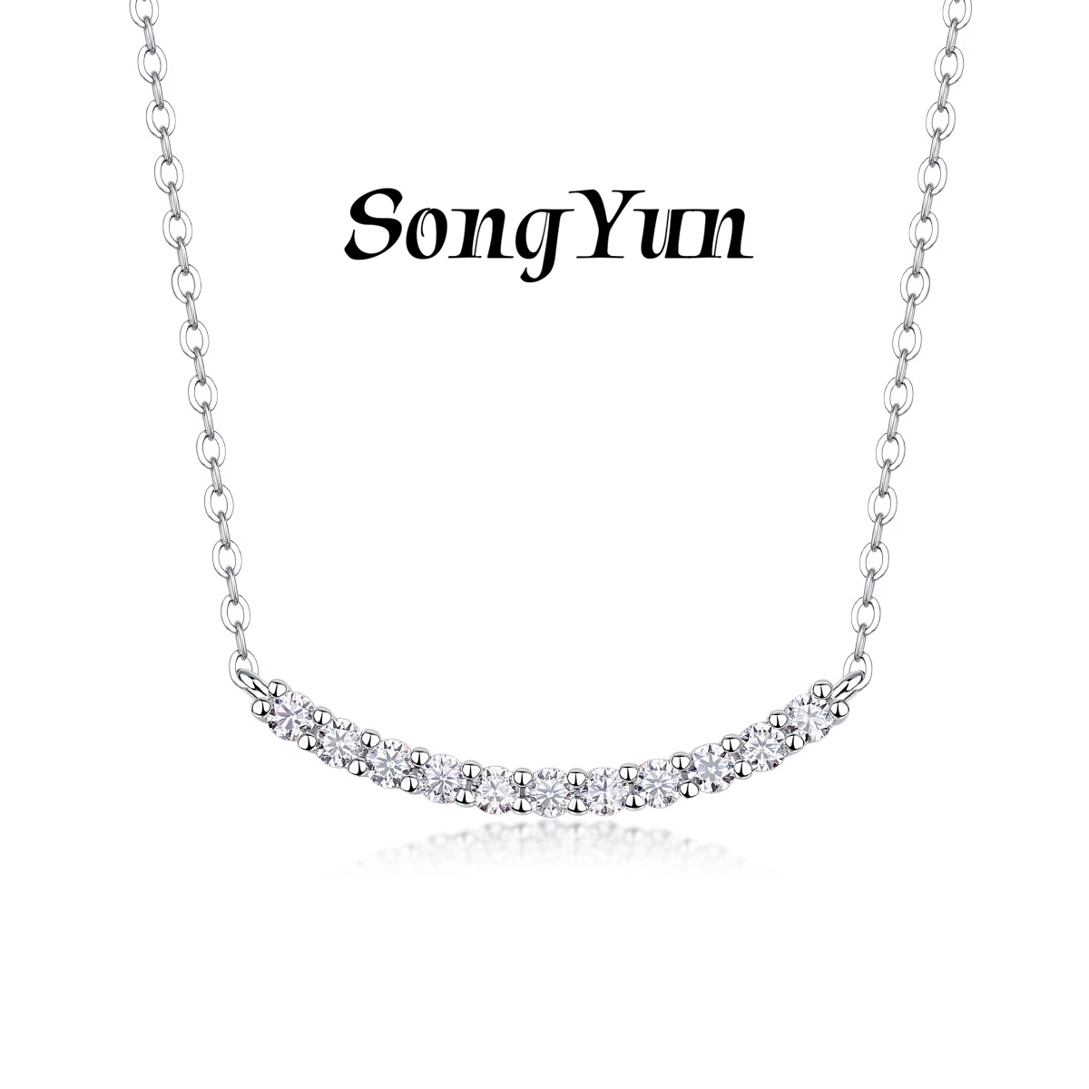SONGYUN Luxury Jewelry 925 Sterling Silver Chain Necklace Moissanite Diamond 18K Gold Plated SYT Patent Pendant Fine Jewelry
SONGYUN Luxury Jewelry 925 Sterling Silver Chain Necklace Moissanite Diamond 18K Gold Plated SYT Patent Pendant Fine Jewelry