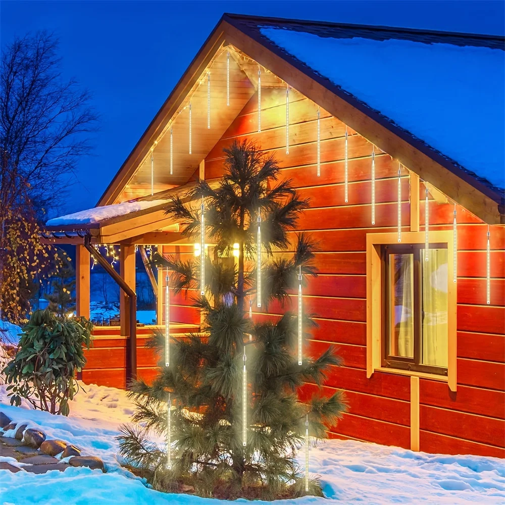 Outdoor Garden Solar Meteor Shower Light Christmas Holiday 192/288LED Fairy Garland String Light Street Party Wedding Decoration
Outdoor Garden Solar Meteor Shower Light Christmas Holiday 192/288LED Fairy Garland String Light Street Party Wedding Decoration