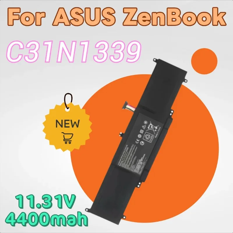 New Replacement Laptop Battery 4400mAh C31N1339 for ASUS ZenBook UX303 UX303UA UX303UB UX303L UX303LA UX303LB UX303LN Q302LA 
New Replacement Laptop Battery 4400mAh C31N1339 for ASUS ZenBook UX303 UX303UA UX303UB UX303L UX303LA UX303LB UX303LN Q302LA