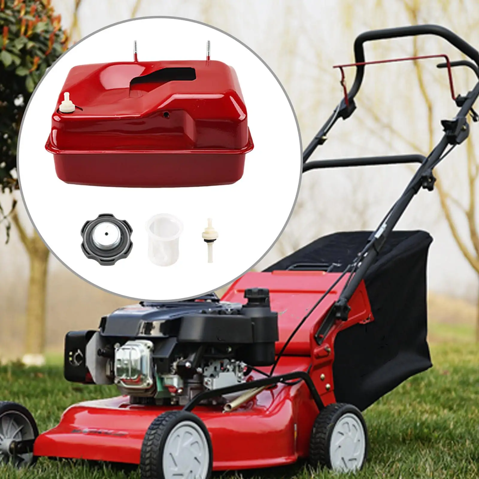Lawn Mower Gas Fuel Tank Replacement Tiller Fuel Tank Engines Portable Hand Tool Parts Engine Extension Components for 170F
Lawn Mower Gas Fuel Tank Replacement Tiller Fuel Tank Engines Portable Hand Tool Parts Engine Extension Components for 170F