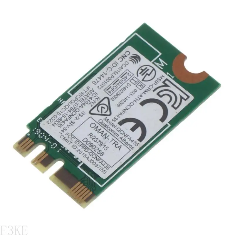 F3KE для Dell15 5565 5567 3567 DW1810 NGFF 433MBPS BT-4.1 Wi-Fi Wireless Networkcard
F3KE для Dell15 5565 5567 3567 DW1810 NGFF 433MBPS BT-4.1 Wi-Fi Wireless Networkcard