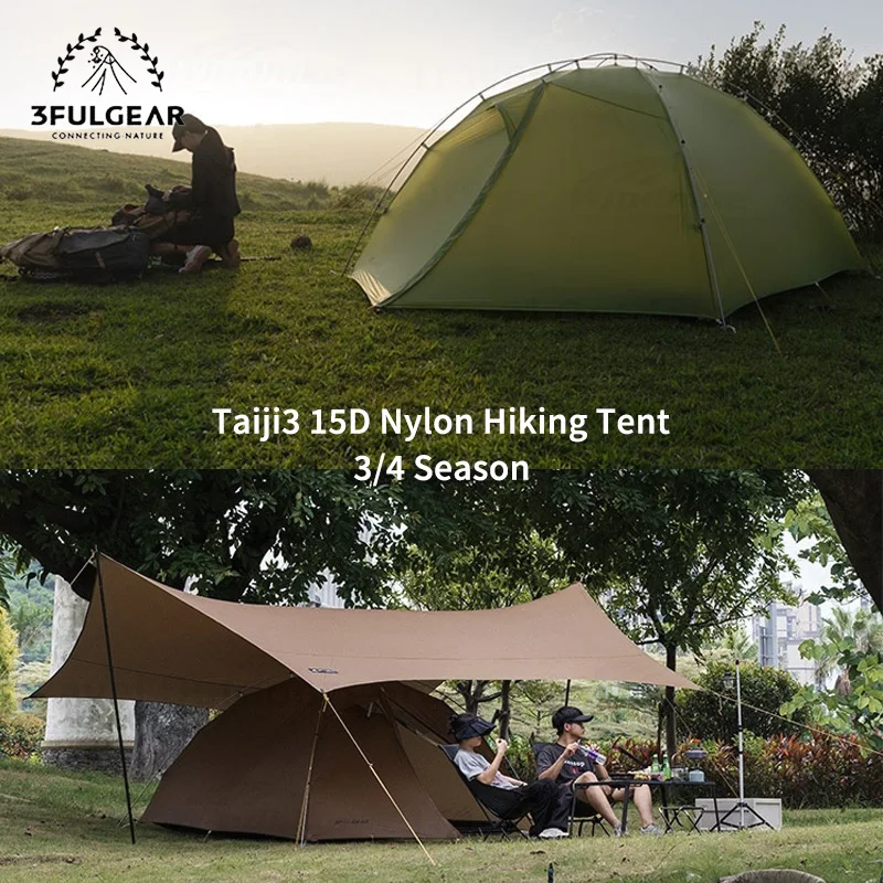 Палатка для походов 3F UL GEAR Taji3, 15D нейлон, сверхлегкая, портативная, двухслойная, для кемпинга на открытом воздухе, для 3 человек, водонепроницаемая, ветрозащитная
Палатка для походов 3F UL GEAR Taji3, 15D нейлон, сверхлегкая, портативная, двухслойная, для кемпинга на открытом воздухе, для 3 человек, водонепроницаемая, ветрозащитная