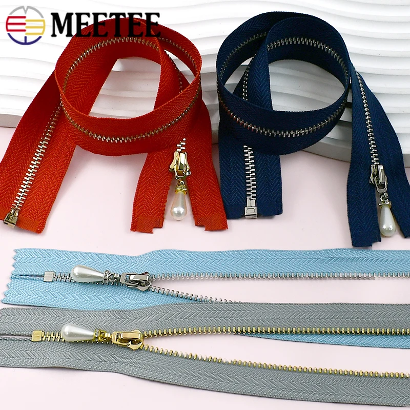 5Pcs Meetee 3# 15-70cm Metal Zipper Auto Lock Ziper Open-End Close-End Zippers for Bag Decor Zips Sewing Closure Zip Repair Kits
5Pcs Meetee 3# 15-70cm Metal Zipper Auto Lock Ziper Open-End Close-End Zippers for Bag Decor Zips Sewing Closure Zip Repair Kits