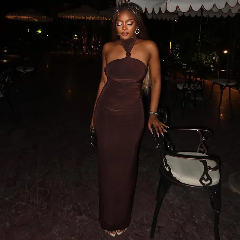 STYLISH LADY Bodycon Party Dress 2026 Spring Women Halter Backless Sexy Party Clubwear Maxi Long Dresses
STYLISH LADY Bodycon Party Dress 2026 Spring Women Halter Backless Sexy Party Clubwear Maxi Long Dresses