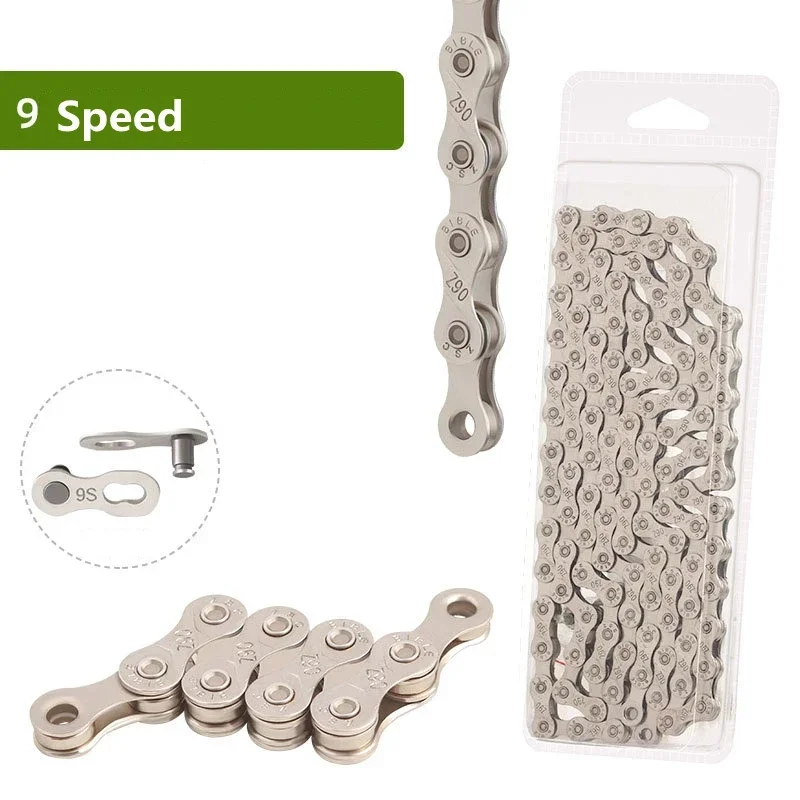 TOOPRE Mountain Bike Chain Single Speed 6/7/8/9/10/11S Silver Electroplating Chains 114/116 Links Iamok Bicycle Parts
TOOPRE Mountain Bike Chain Single Speed 6/7/8/9/10/11S Silver Electroplating Chains 114/116 Links Iamok Bicycle Parts