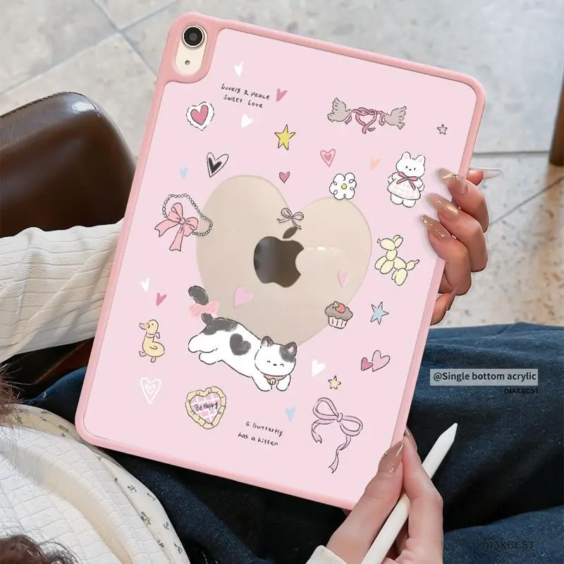 Korean Ins Love CAT Bow Cute Animal Y2K Cover For iPad Pro 13 11th M5 M4 12.9 A16 10 8 7 9th 10th Air 11 M2 M3 Mini Tablet Case
Korean Ins Love CAT Bow Cute Animal Y2K Cover For iPad Pro 13 11th M5 M4 12.9 A16 10 8 7 9th 10th Air 11 M2 M3 Mini Tablet Case