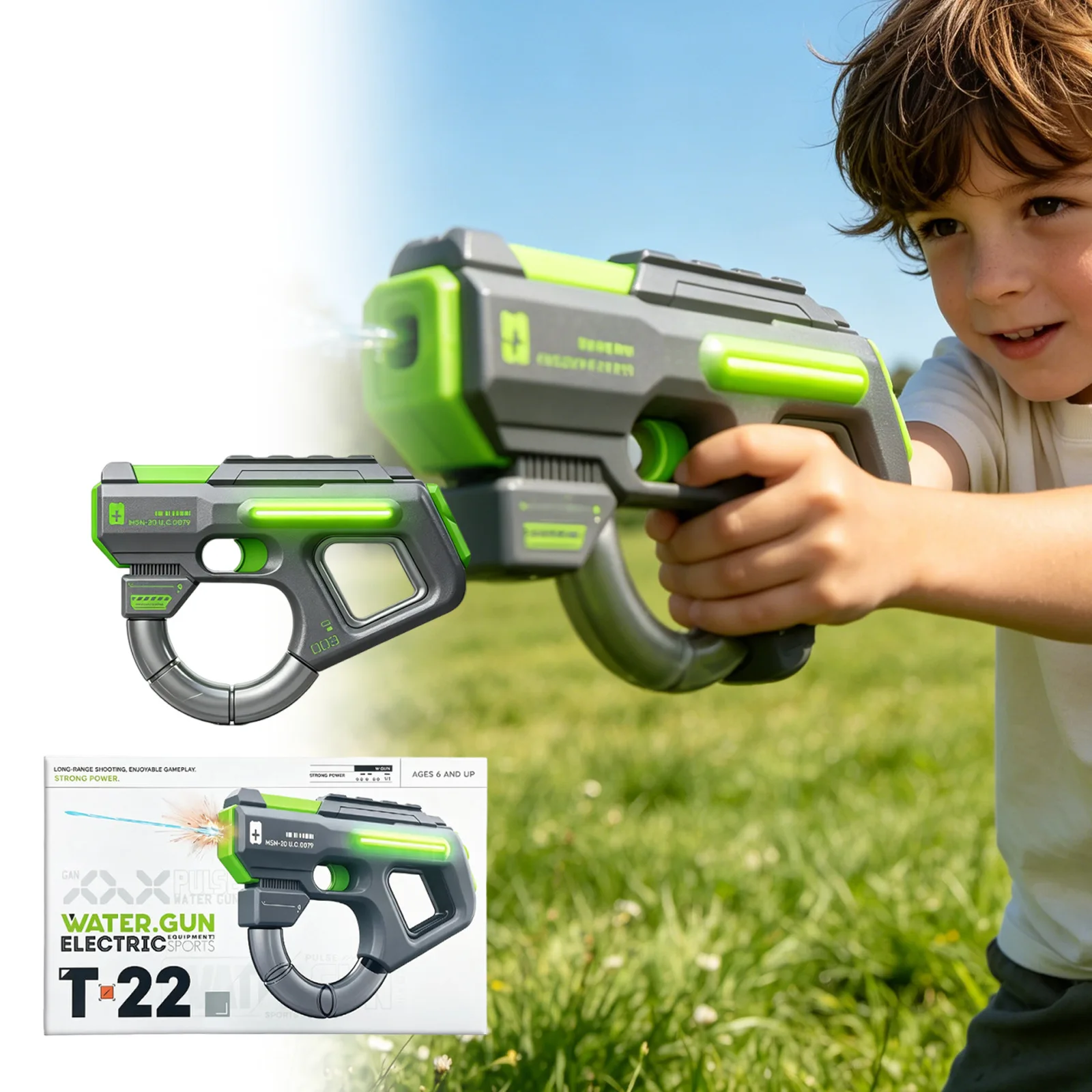2026 Star Ring Shock Wave Water Gun Powerful Cool Explosive Dazzling Eye catching Electric Water Gun Summer Outdoor Beach Toy
2026 Star Ring Shock Wave Water Gun Powerful Cool Explosive Dazzling Eye catching Electric Water Gun Summer Outdoor Beach Toy