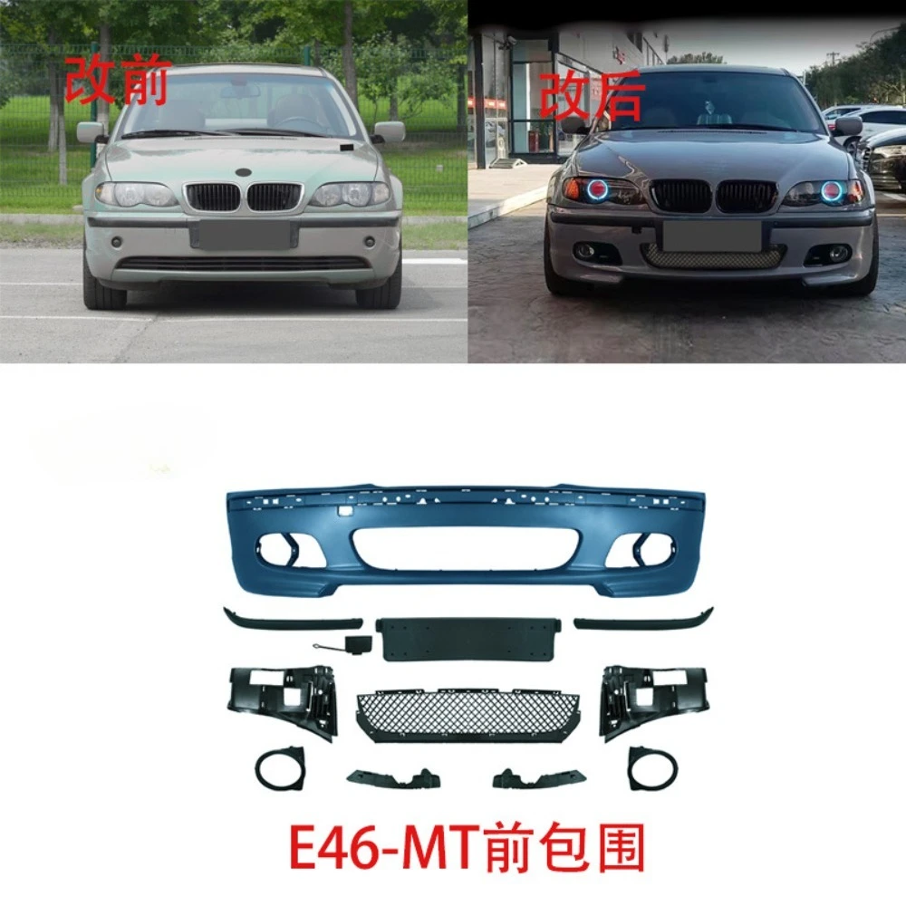 Car body kit Front bumper assembly For BMW 3 Series E46 upgrade MT Style withfog light PP+ABS tail lights Car Accessories
Car body kit Front bumper assembly For BMW 3 Series E46 upgrade MT Style withfog light PP+ABS tail lights Car Accessories