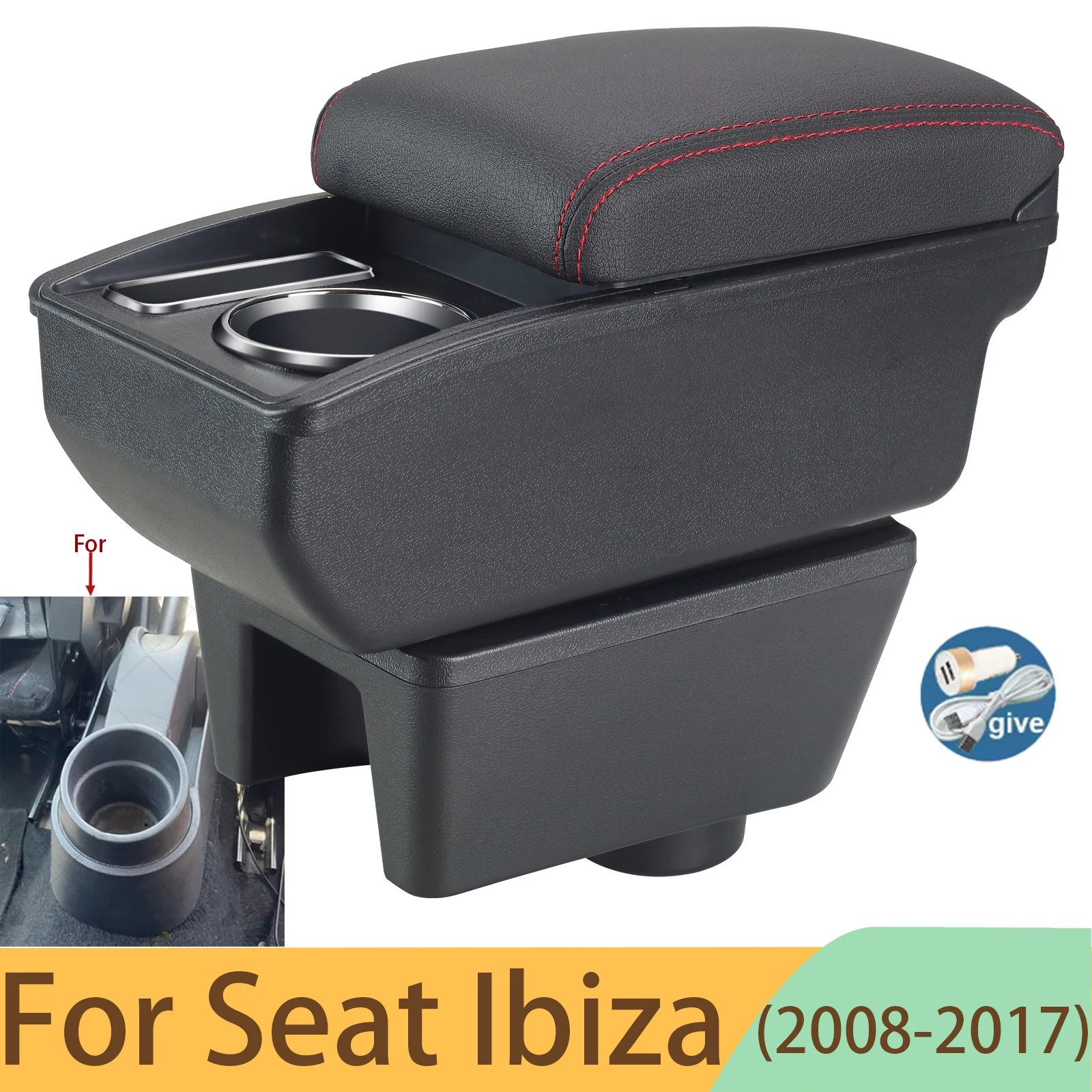 For Seat Ibiza Armrest Box For Seat Ibiza 6j Ibiza 6L Car Armrest Auto Storage Box Retrofit parts Interior Car Accessories
For Seat Ibiza Armrest Box For Seat Ibiza 6j Ibiza 6L Car Armrest Auto Storage Box Retrofit parts Interior Car Accessories