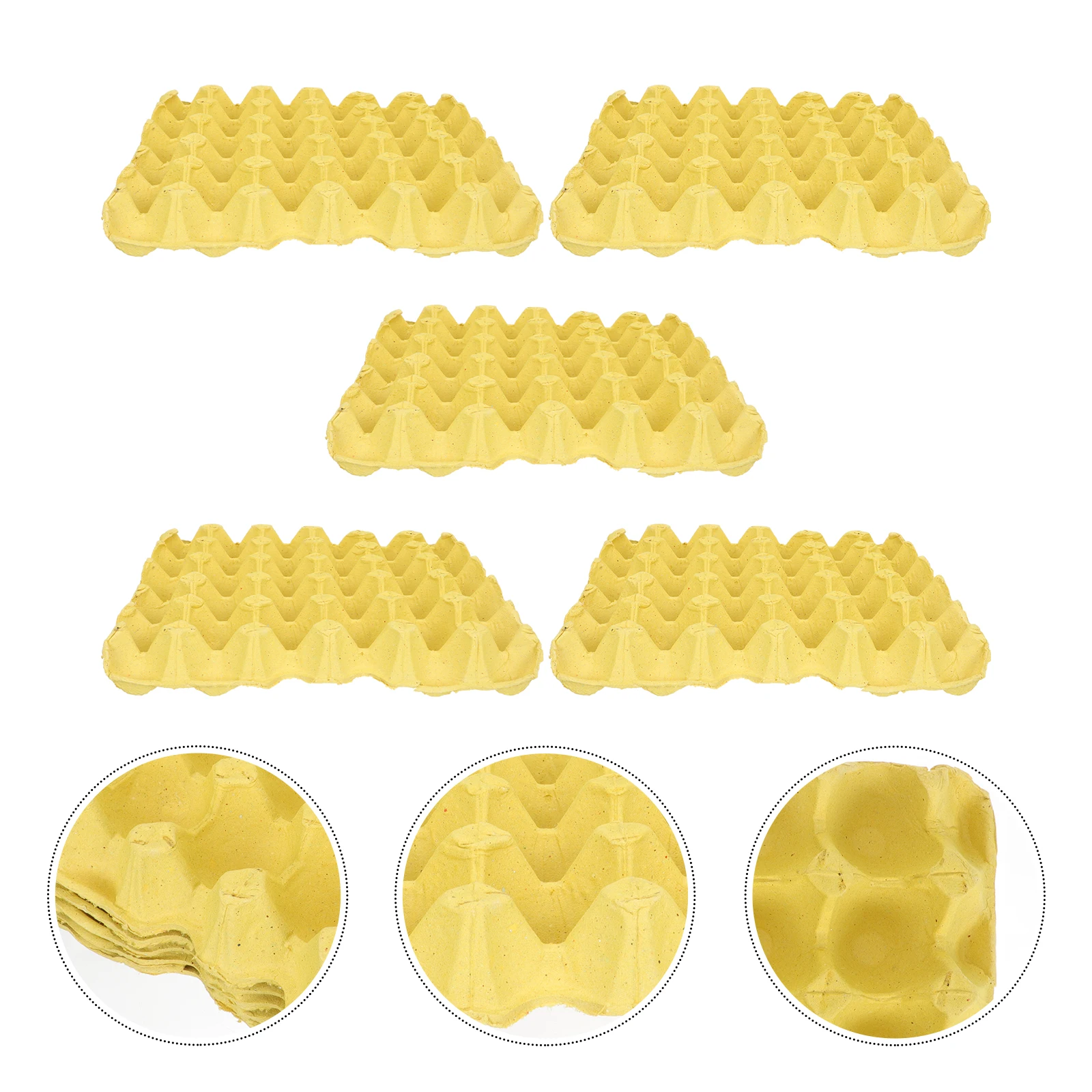 5pcs 30-Compartment Pulp Egg Containers Storage Containers Household Kitchen Utensils Diy Egg Holders Yellow Color
5pcs 30-Compartment Pulp Egg Containers Storage Containers Household Kitchen Utensils Diy Egg Holders Yellow Color