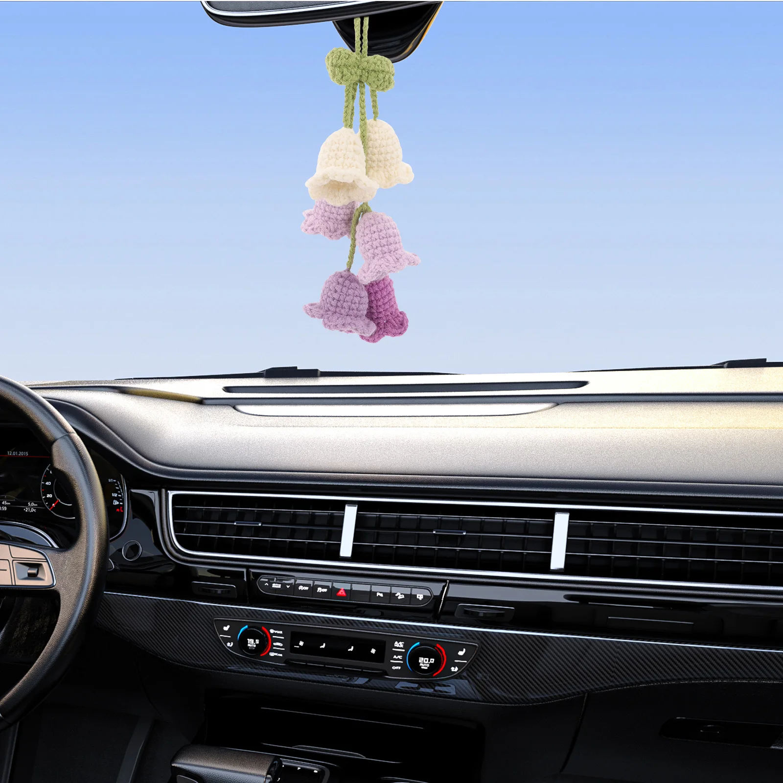 6 Pcs Lily of The Valley Pendant Car Decorations Crochet Interior Crochet Flowers For Car Accessories Hanging Ornament
6 Pcs Lily of The Valley Pendant Car Decorations Crochet Interior Crochet Flowers For Car Accessories Hanging Ornament
