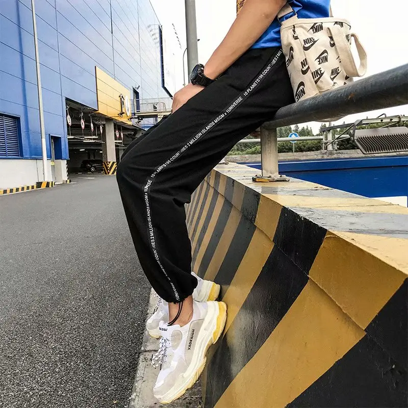 Loose Men's Korean Sle Summer Casual Pants Slim Fit Harem Harajuku BF Sle Cuffed Nine Points Trousers
Loose Men's Korean Sle Summer Casual Pants Slim Fit Harem Harajuku BF Sle Cuffed Nine Points Trousers