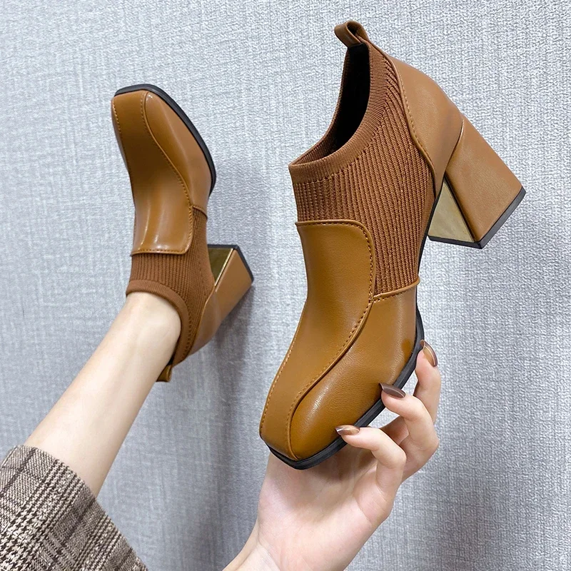 2023 Fashion New Simple PU Women's Heels High Heels Square Toe Office Ladies Party Shoes Womens Shoes
2023 Fashion New Simple PU Women's Heels High Heels Square Toe Office Ladies Party Shoes Womens Shoes