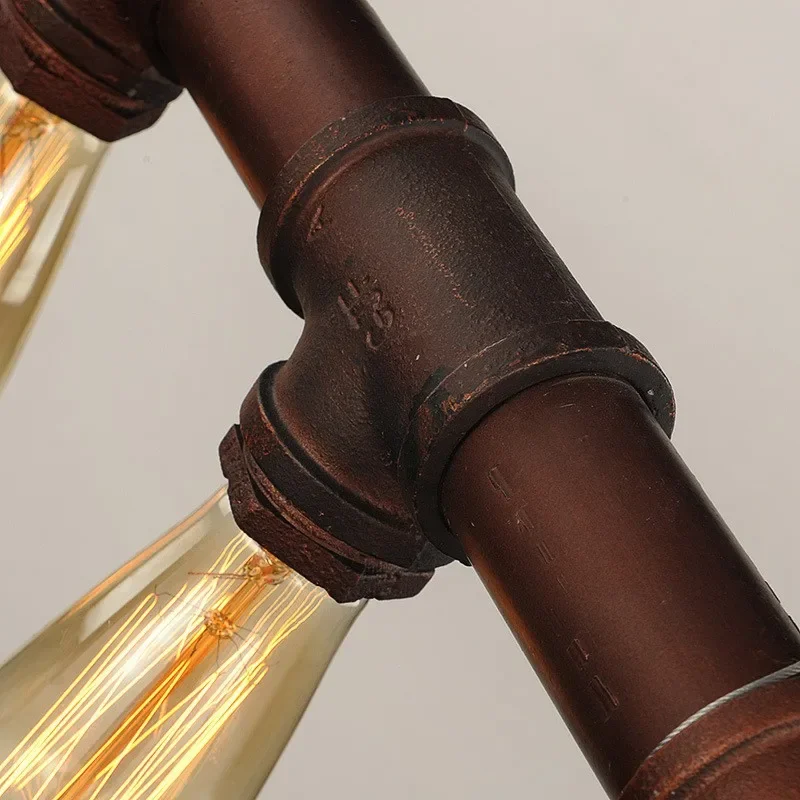 Retro Edison Bar/dining Room KTV Lighting Vintage Pendant Lights Water Pipe Pendant Lamp For Warehouse E27 Edison Bulbs Lights
Retro Edison Bar/dining Room KTV Lighting Vintage Pendant Lights Water Pipe Pendant Lamp For Warehouse E27 Edison Bulbs Lights