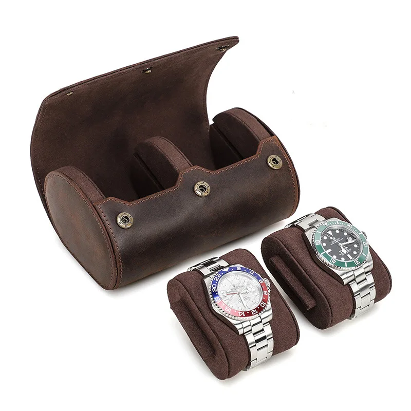 Retro 2、3 Slots Watch Roll case Travel Portable Leather Travel Watch Storage Box Watch Storage Gift Watches Organizer
Retro 2、3 Slots Watch Roll case Travel Portable Leather Travel Watch Storage Box Watch Storage Gift Watches Organizer