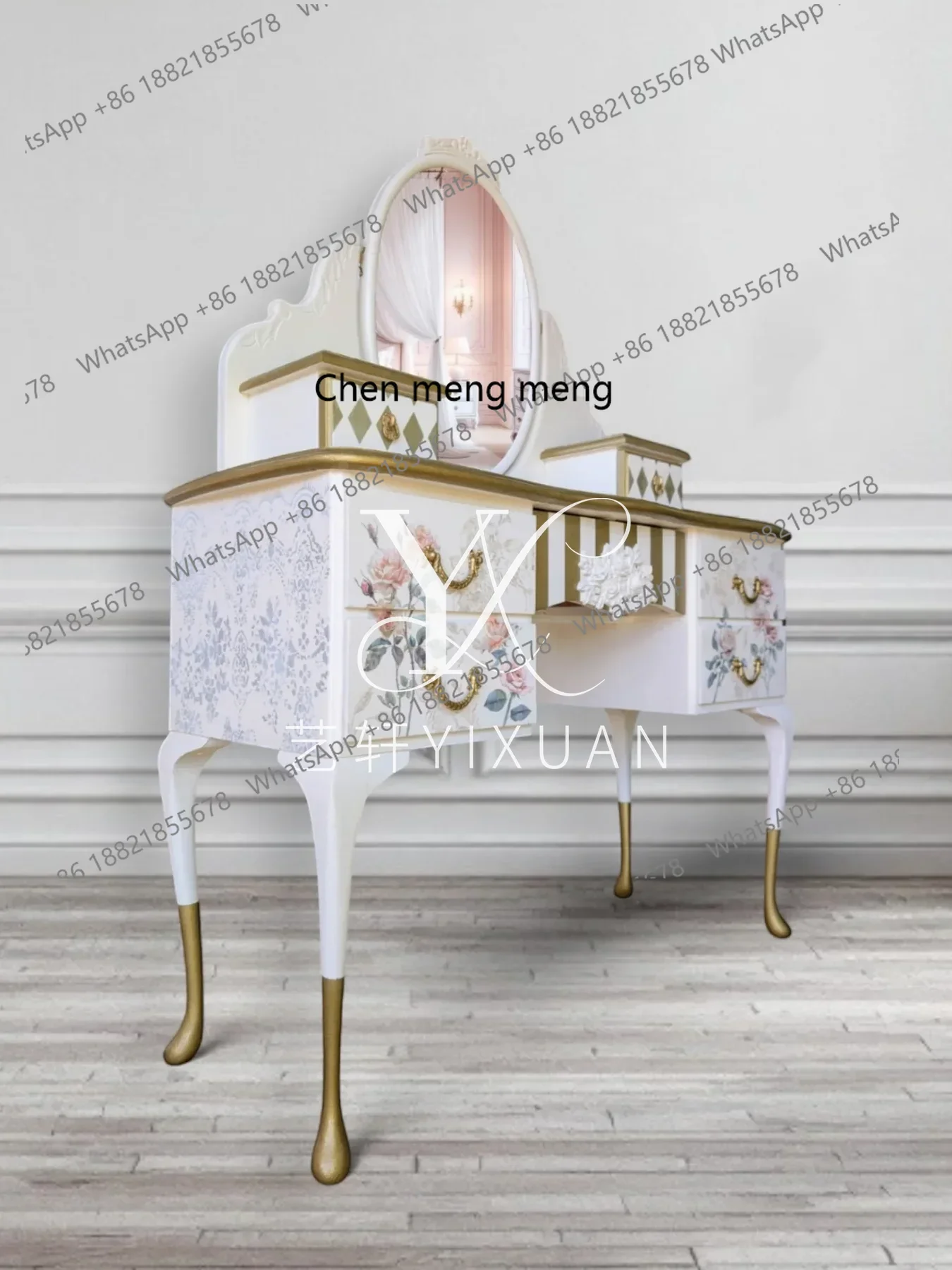 Лидер продаж, французский туалетный столик из цельного дерева, ручная роспись, американская современная спальня, пасторальная роспись, туалетный столик, мебель на заказ
Лидер продаж, французский туалетный столик из цельного дерева, ручная роспись, американская современная спальня, пасторальная роспись, туалетный столик, мебель на заказ