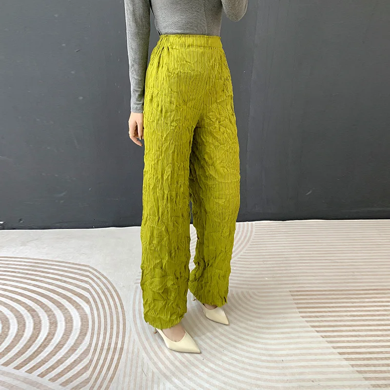 2026 Весенние новые модные прямые брюки с морщинами для женщин с завышенной талией, облегающие и тонкие женские повседневные брюки
2026 Весенние новые модные прямые брюки с морщинами для женщин с завышенной талией, облегающие и тонкие женские повседневные брюки