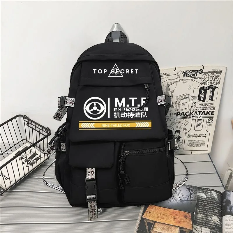 Black White, SCP Foundation, Student Kids Teens School Bags, Large Capacity Mochilas Anime Backpacks for Girls Boys Gift
Black White, SCP Foundation, Student Kids Teens School Bags, Large Capacity Mochilas Anime Backpacks for Girls Boys Gift
