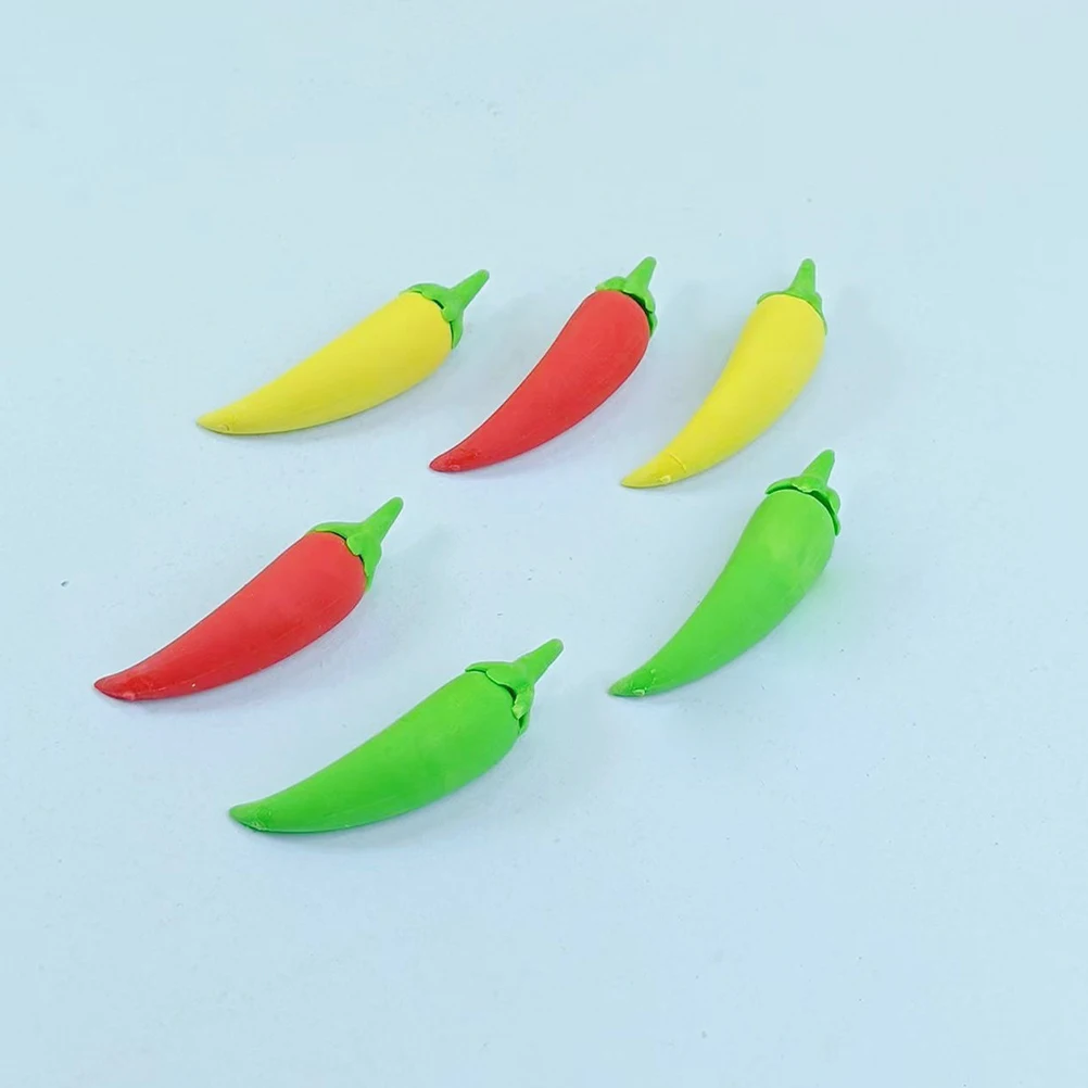 24 Pcs Pepper Eraser Decorative Artificial Fruit Erasers Classroom Prize Reward Fake Chili Cute Animal Vegetable
24 Pcs Pepper Eraser Decorative Artificial Fruit Erasers Classroom Prize Reward Fake Chili Cute Animal Vegetable
