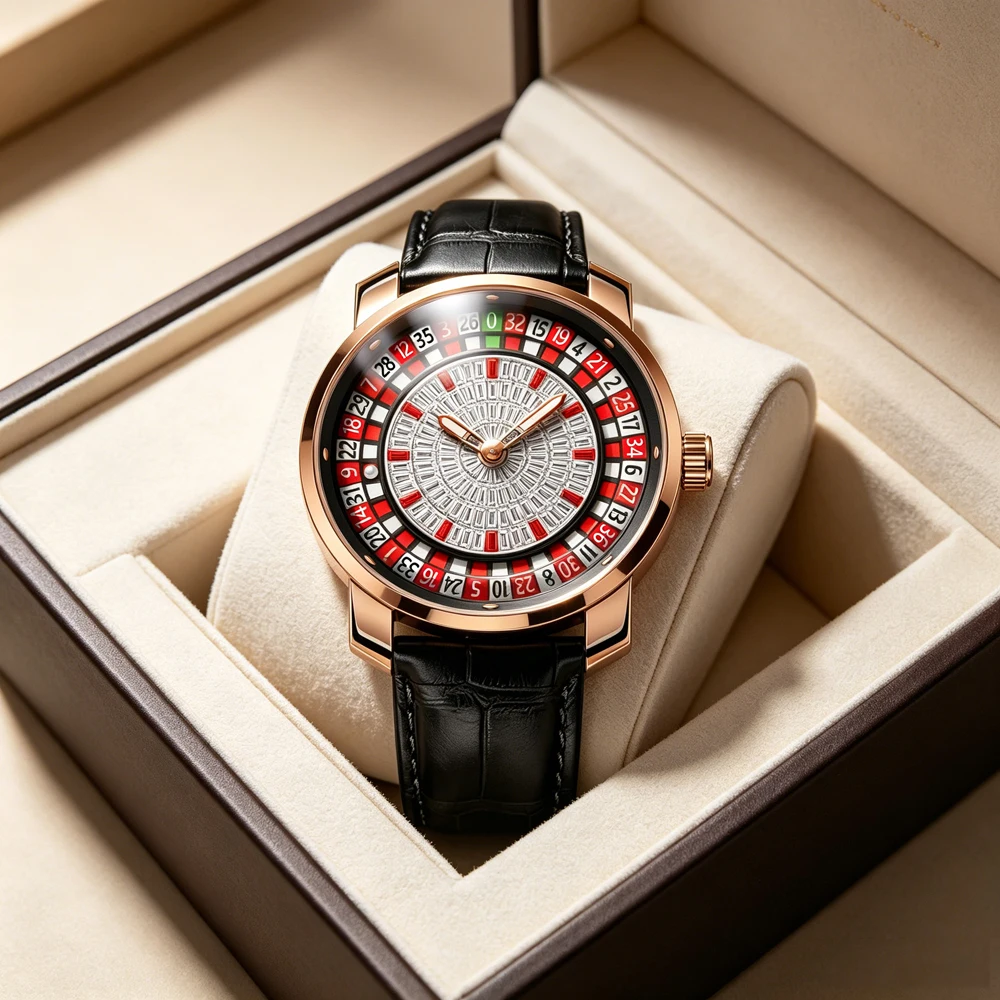 AILANG Men's Fully Automatic Mechanical Watch Wheel Wheel Wheel Wheel Gambling Wheel Men's Watch Leather Strap
AILANG Men's Fully Automatic Mechanical Watch Wheel Wheel Wheel Wheel Gambling Wheel Men's Watch Leather Strap