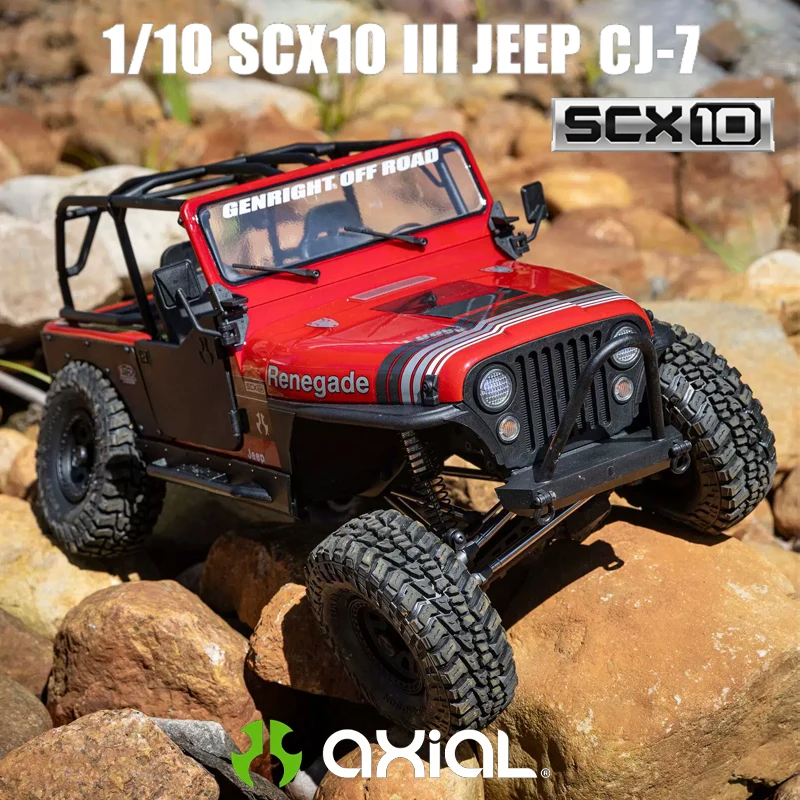 AXIAL 1/10 scale SCX10 III JEEP CJ-7 four-wheel drive brushed Remote control simulation off-road climbing vehicle RC adult toy
AXIAL 1/10 scale SCX10 III JEEP CJ-7 four-wheel drive brushed Remote control simulation off-road climbing vehicle RC adult toy