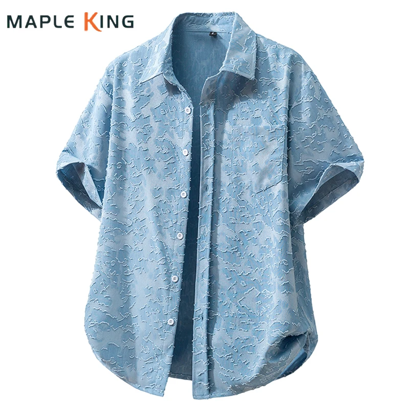 Man Summer Clothing Jacquard Shirts Homme Luxe 2026 Cowboy Clothes Mens Pocket Designer Short Sleeve Loose Beach Cuban Shirts
Man Summer Clothing Jacquard Shirts Homme Luxe 2026 Cowboy Clothes Mens Pocket Designer Short Sleeve Loose Beach Cuban Shirts