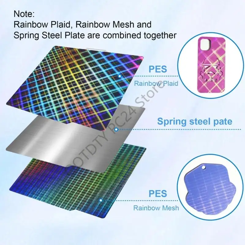 H7BA For Lab X1C P1P P1S X1E Build Plate PEI Bed Upgraded Textured PEI Spring Steel 257x257mm Build Plate Replacement
H7BA For Lab X1C P1P P1S X1E Build Plate PEI Bed Upgraded Textured PEI Spring Steel 257x257mm Build Plate Replacement