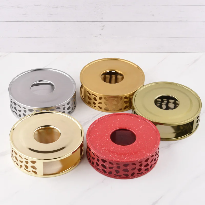 Tea Lights Stainless Steel Heating Base Coffee Warmer for Teapot Hollow Metal Golden Warmers Make
Tea Lights Stainless Steel Heating Base Coffee Warmer for Teapot Hollow Metal Golden Warmers Make