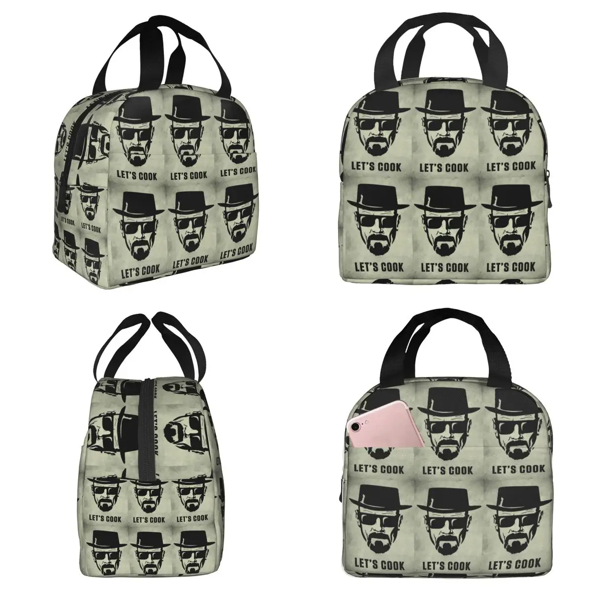 Heisenberg Lets Cook Insulated Lunch Bag for Women Office Cooler Thermal Food Box Tote Leakproof Lunch Boxes Container
Heisenberg Lets Cook Insulated Lunch Bag for Women Office Cooler Thermal Food Box Tote Leakproof Lunch Boxes Container
