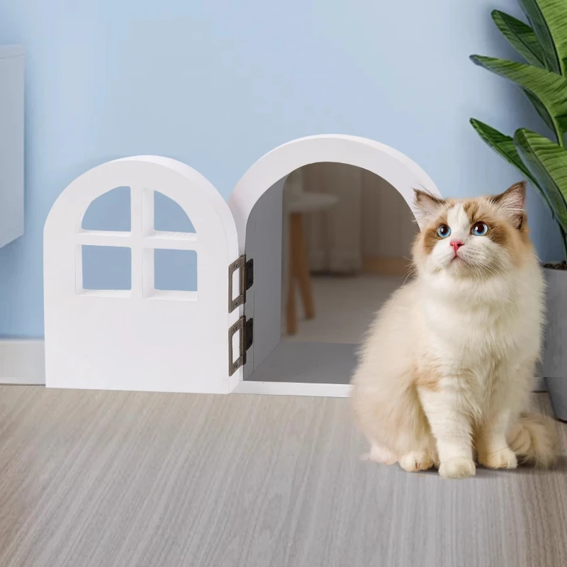 Solid wood cat door pet door free entry and exit
Solid wood cat door pet door free entry and exit