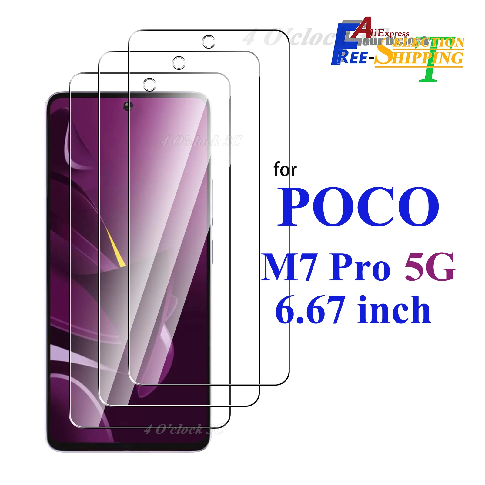 For Xiaomi POCO M7 Pro 5G 6.67 inch Screen Protector Tempered Glass Crystal Mica 9H HD Clear Transparent Anti Scratch
For Xiaomi POCO M7 Pro 5G 6.67 inch Screen Protector Tempered Glass Crystal Mica 9H HD Clear Transparent Anti Scratch