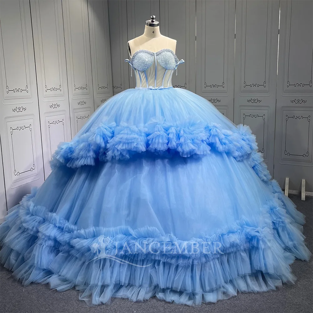 Великолепное платье Quinceanera с объемными цветами, бальное платье без рукавов, индивидуальное кружево с блестками и бисером, Sweet 15, Vestidos De XV Anos
Великолепное платье Quinceanera с объемными цветами, бальное платье без рукавов, индивидуальное кружево с блестками и бисером, Sweet 15, Vestidos De XV Anos