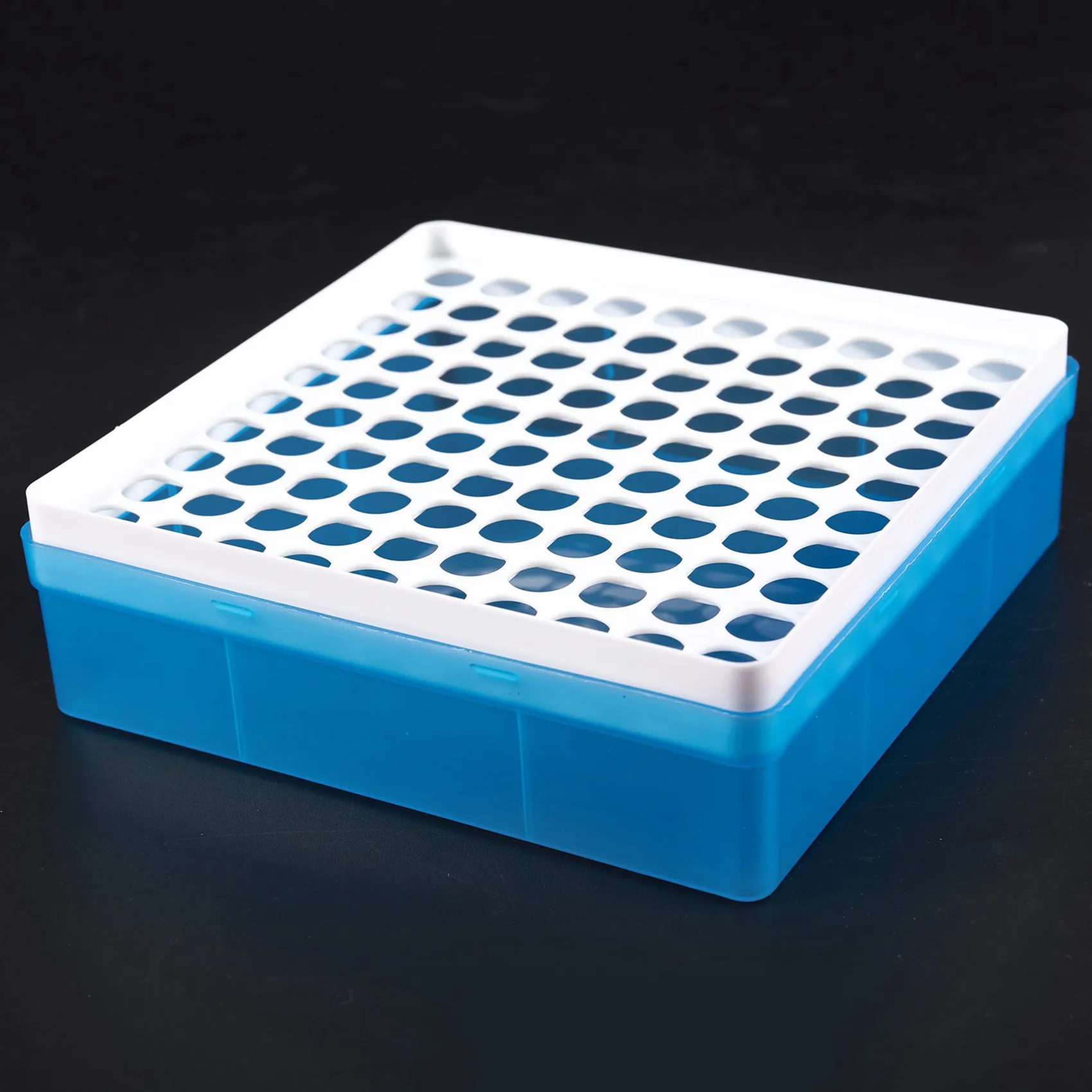 2 пластиковых квадратных 100-позиционных лабораторных пробирок для центрифужных пробирок емкостью 1,5 мл
2 пластиковых квадратных 100-позиционных лабораторных пробирок для центрифужных пробирок емкостью 1,5 мл