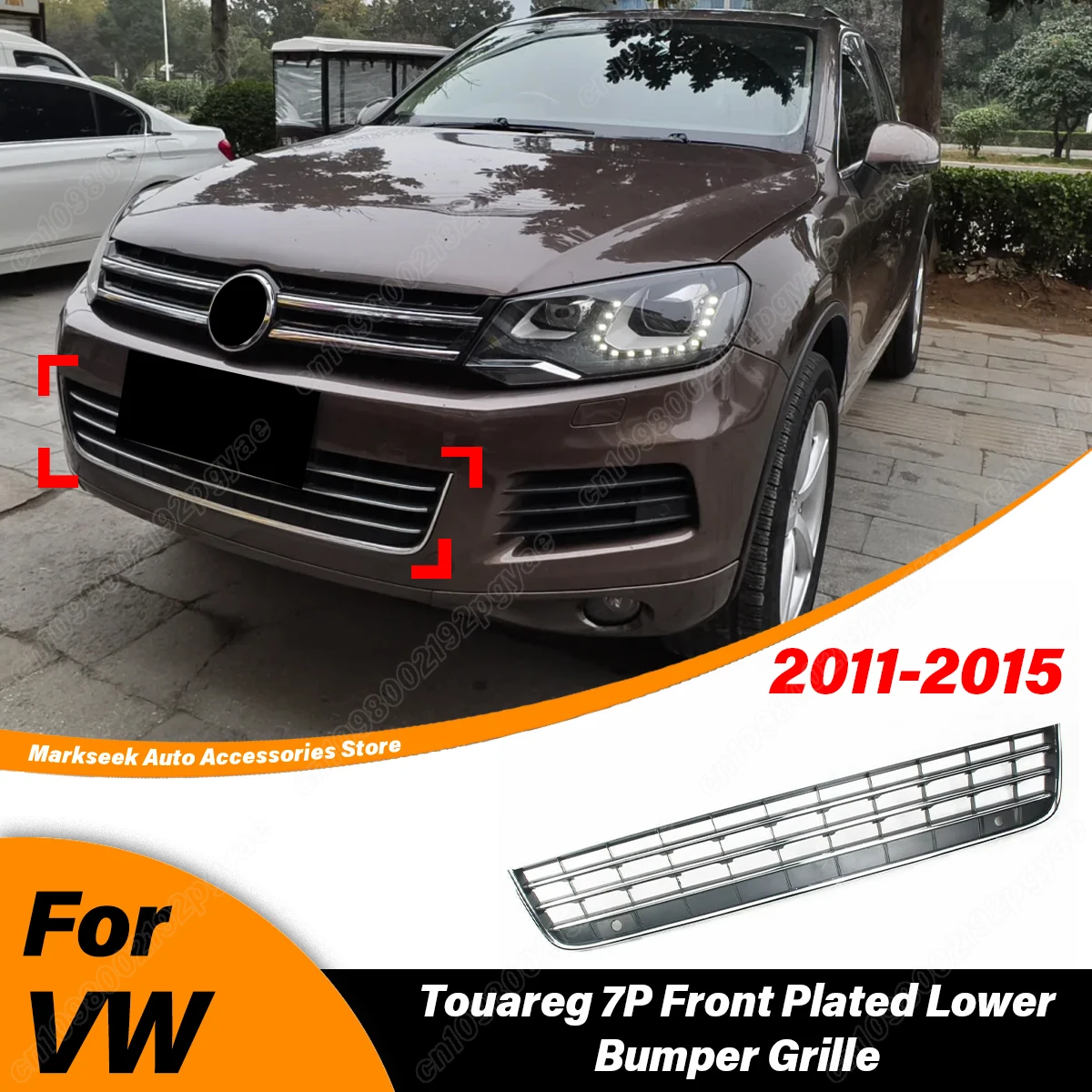 For Volkswagen Touareg 7P 2011 2012 2013 2014 Car Front Bumper Lower Air Intake Grille Protection Cover Body Chrome Protector
For Volkswagen Touareg 7P 2011 2012 2013 2014 Car Front Bumper Lower Air Intake Grille Protection Cover Body Chrome Protector