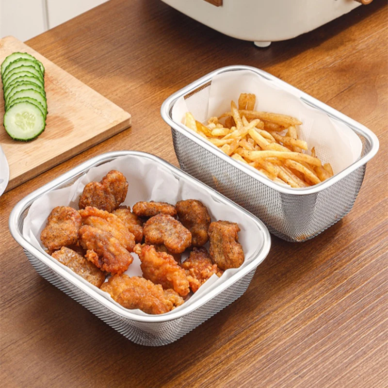 Stainless Steel Square French Fries Frying Basket Oil Filter Mesh Fruit Vegetable Drain Colander Strainer Kitchen Aaccessories
Stainless Steel Square French Fries Frying Basket Oil Filter Mesh Fruit Vegetable Drain Colander Strainer Kitchen Aaccessories