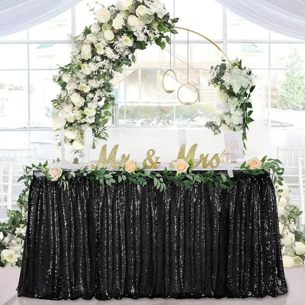 9t Table Skirt Black Sequin Table Cloth or Round RecSquare Table or Birthday Party Home Baby Shower
9t Table Skirt Black Sequin Table Cloth or Round RecSquare Table or Birthday Party Home Baby Shower