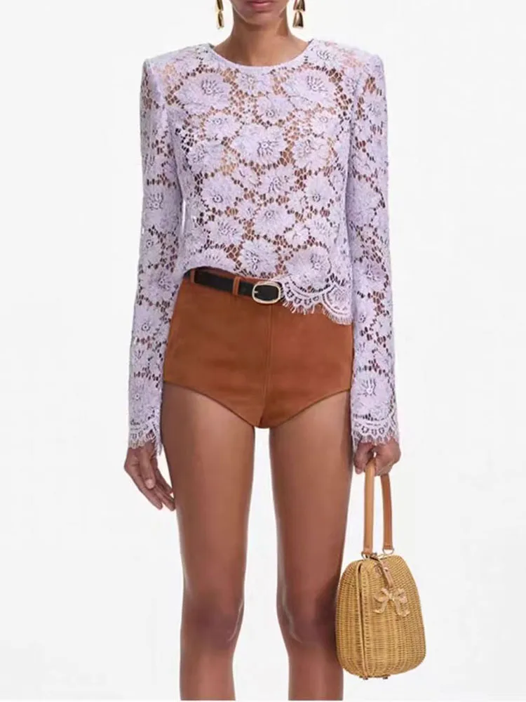 Woman clothing y2k spring and summer embroidery lace crochet hollow Women top flared sleeve T-shirt 2025 fashion new Tank top
Woman clothing y2k spring and summer embroidery lace crochet hollow Women top flared sleeve T-shirt 2025 fashion new Tank top