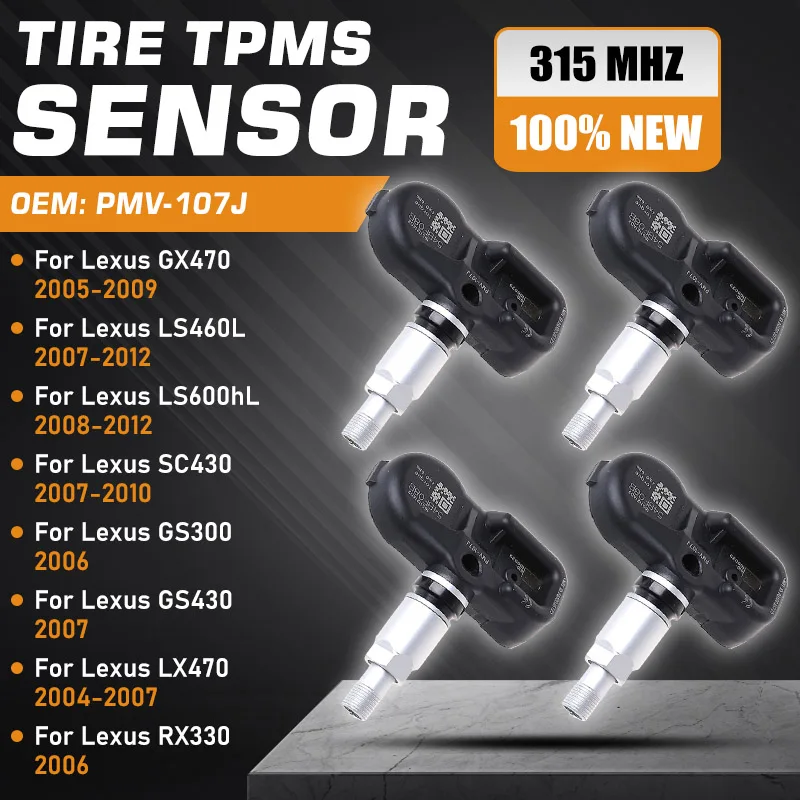 Car Tire Pressure Sensor TPMS For Lexus GX470 2005-2009 Lexus LS460L 2007-2012 Lexus LS600hL GS300 GS430 Lexus LX470 RX330 SC430
Car Tire Pressure Sensor TPMS For Lexus GX470 2005-2009 Lexus LS460L 2007-2012 Lexus LS600hL GS300 GS430 Lexus LX470 RX330 SC430