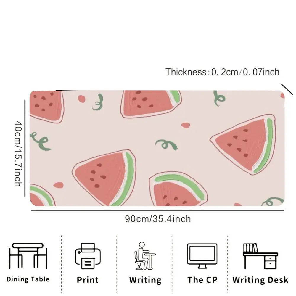 Creative Watermelon Gaming Mouse Pad, Kawaii Fruit Design Pattern, Precision Lock Edge, Great for Office and Game Settings
Creative Watermelon Gaming Mouse Pad, Kawaii Fruit Design Pattern, Precision Lock Edge, Great for Office and Game Settings