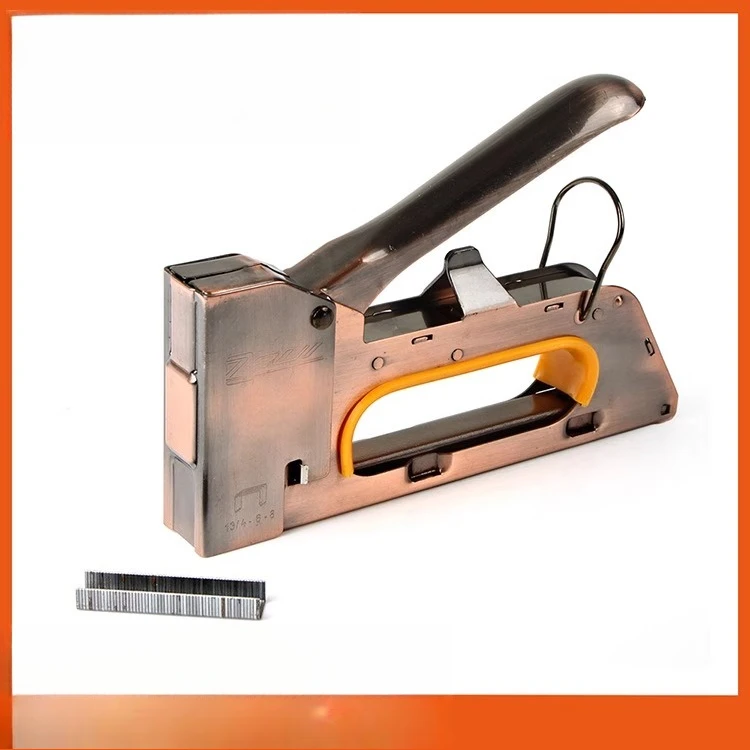 Manual code nail gun 1008F bronze design decoration door frame advertising sign decoration nailing tool
Manual code nail gun 1008F bronze design decoration door frame advertising sign decoration nailing tool