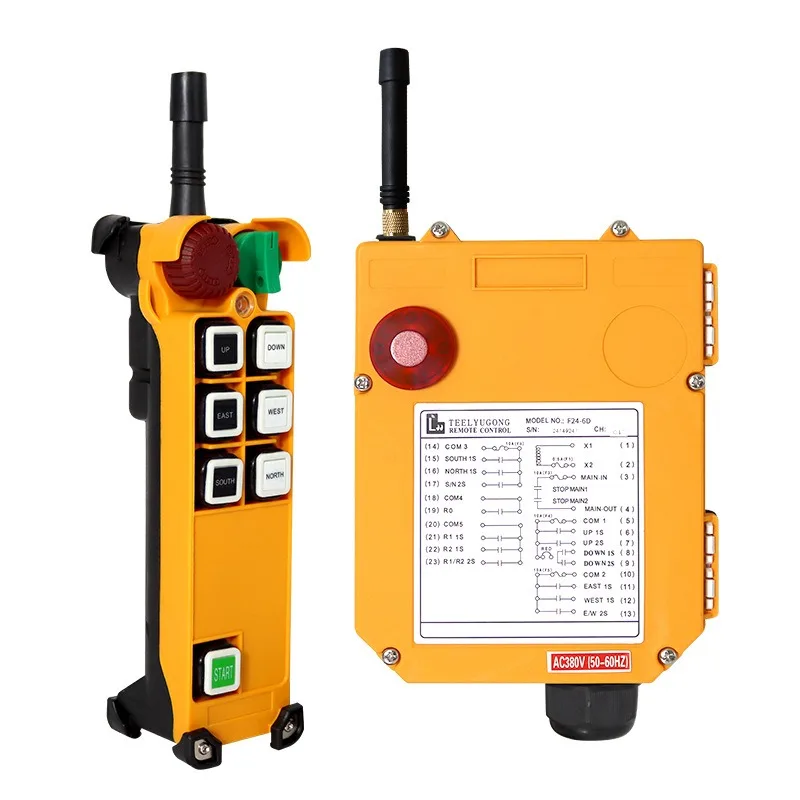 F24-6D/S Industrial Remote Controller Crane Overhead Crane Remote Control Lifting Crane Accessories
F24-6D/S Industrial Remote Controller Crane Overhead Crane Remote Control Lifting Crane Accessories