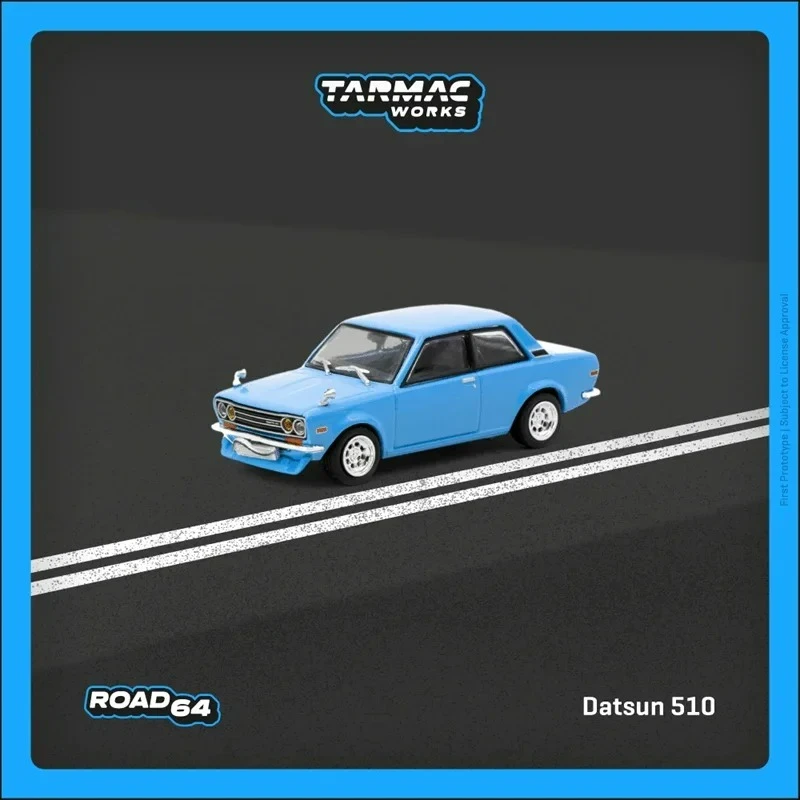 Tarmac Works 1:64 scale Datsun 510 Light Blue Diecast Collector's Vehicle Model Car alloy car
Tarmac Works 1:64 scale Datsun 510 Light Blue Diecast Collector's Vehicle Model Car alloy car