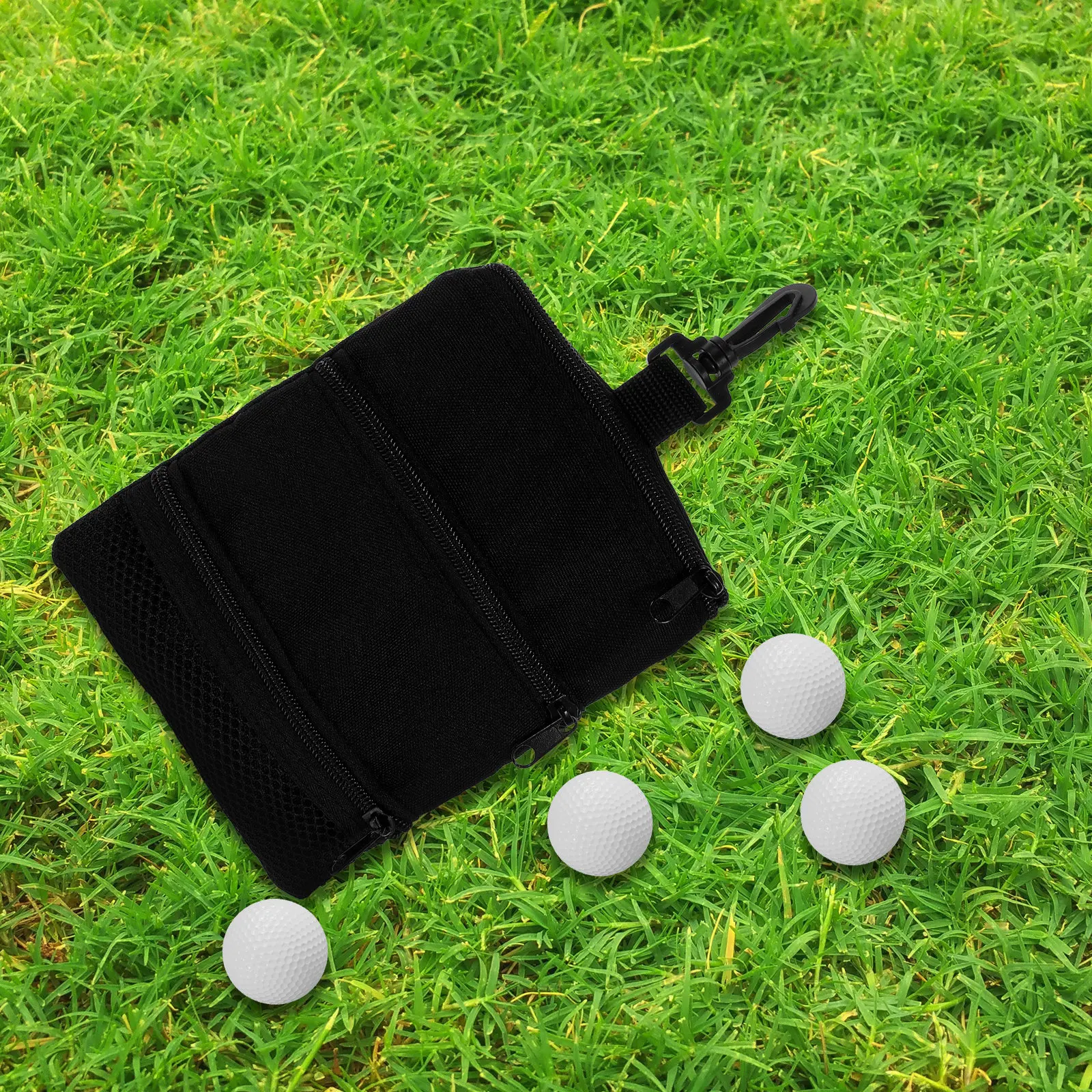 2Pcs All in One Golf Tee and Ball Storage Bag Heavy Duty Polyester Tee Pouch with 3 Zippers Interior Pocket Buckle Carry System
2Pcs All in One Golf Tee and Ball Storage Bag Heavy Duty Polyester Tee Pouch with 3 Zippers Interior Pocket Buckle Carry System