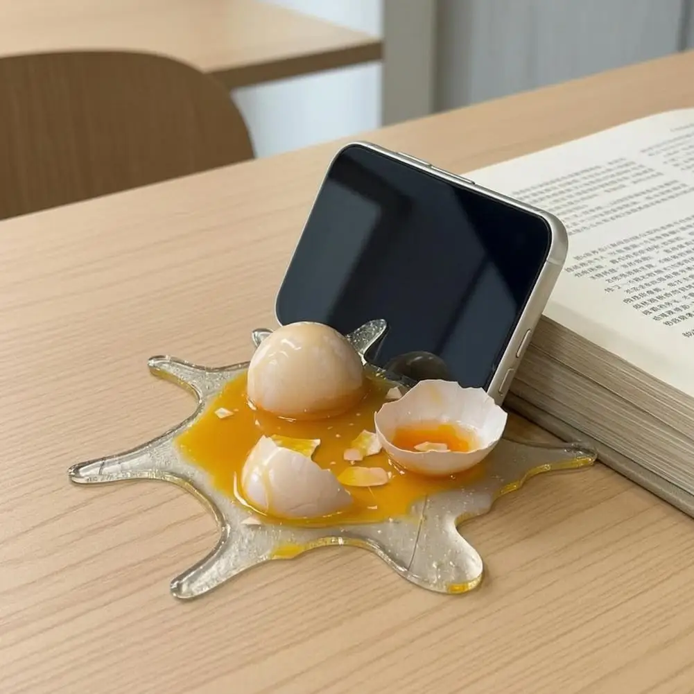Broken Egg Yolk Design Phone Stand Mobile Phone Holder Stable Platform Phone Holder for Horizontal And Vertical Phones
Broken Egg Yolk Design Phone Stand Mobile Phone Holder Stable Platform Phone Holder for Horizontal And Vertical Phones