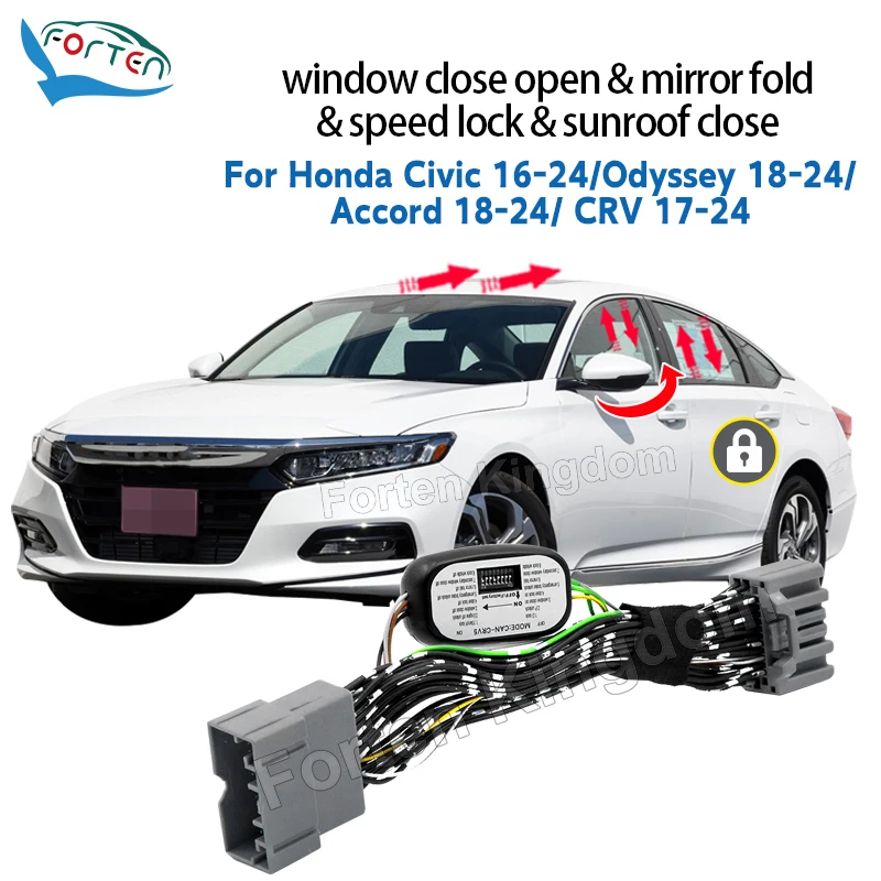 Auto Window Closer Open Sunroof Closer Gear Lock For Honda Civic 2016-2023 /Odyssey 2018-2023 / Accord 2018-2023/ CRV 2017-2023
Auto Window Closer Open Sunroof Closer Gear Lock For Honda Civic 2016-2023 /Odyssey 2018-2023 / Accord 2018-2023/ CRV 2017-2023
