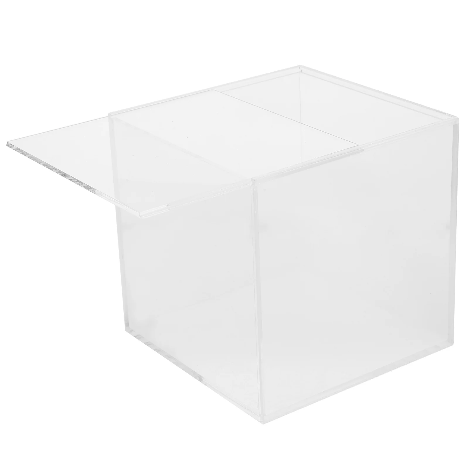 Acrylic Clear Display Case Sliding Lid Small Cube Box For Collection Protection Transparent Storage Box Collectibles 
Acrylic Clear Display Case Sliding Lid Small Cube Box For Collection Protection Transparent Storage Box Collectibles