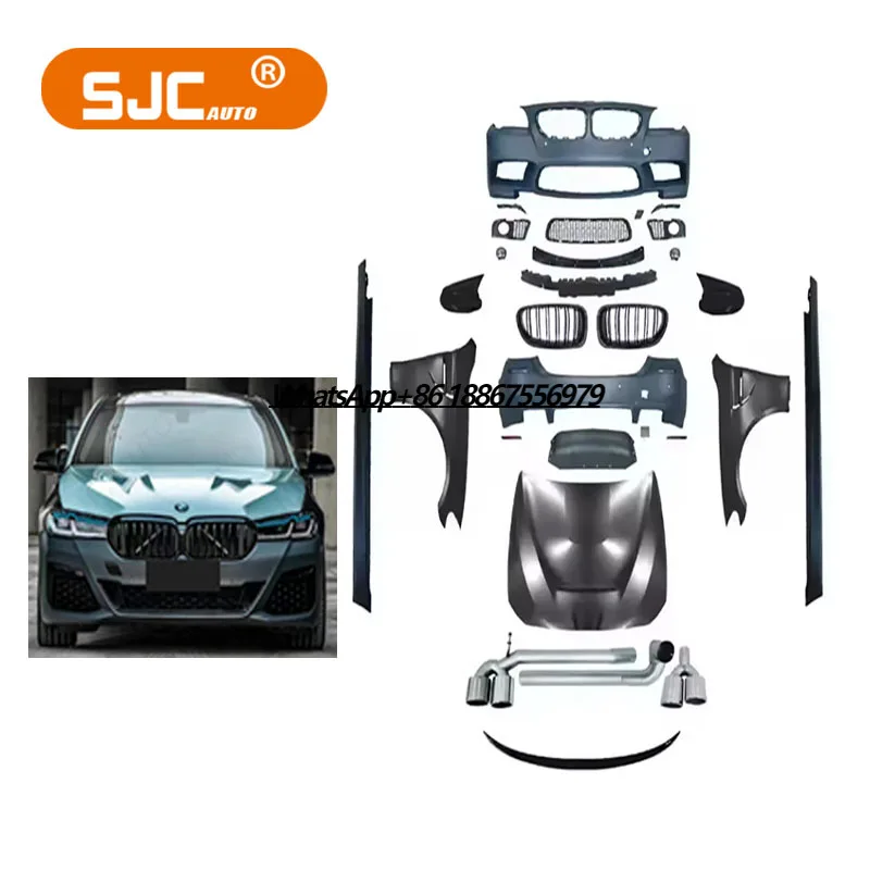 SJC Car Accessories Body Kits for 5 Series F10 Modified to G30 M5 Style Bodykit 2011-2017 Front Bumper Body Kit High Quality
SJC Car Accessories Body Kits for 5 Series F10 Modified to G30 M5 Style Bodykit 2011-2017 Front Bumper Body Kit High Quality